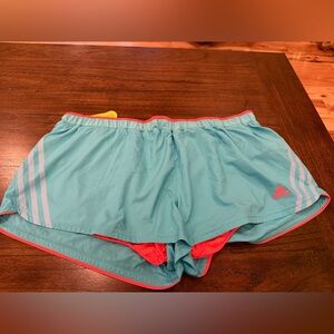 adidas Supernova Climacool Running Shorts Womens Size XL Neon Active EUC